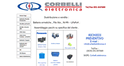 Desktop Screenshot of corbellielettronica.it